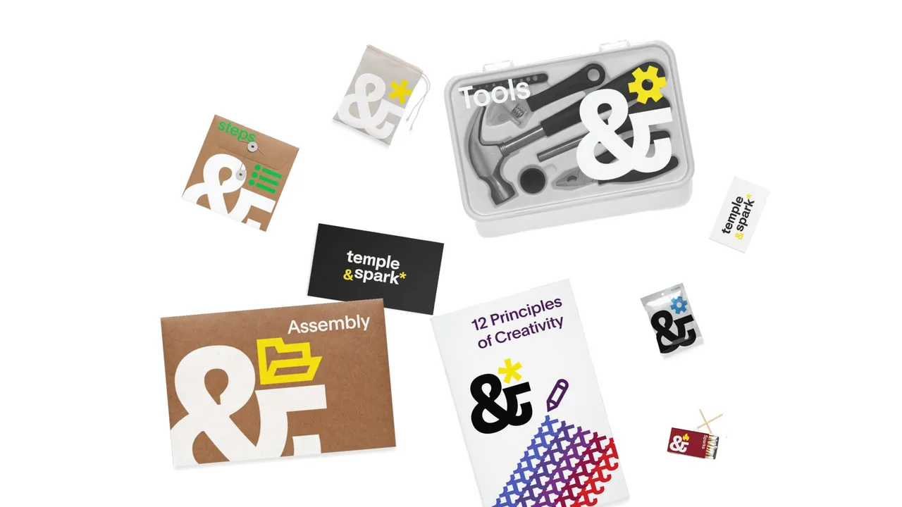 Temple & Spark brand collateral system